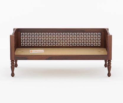 Neil Sheesham Wood Diwan - Furnishka 