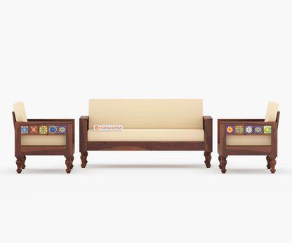 Neo solid Sheesham Wood Sofa Set - Furnishka 