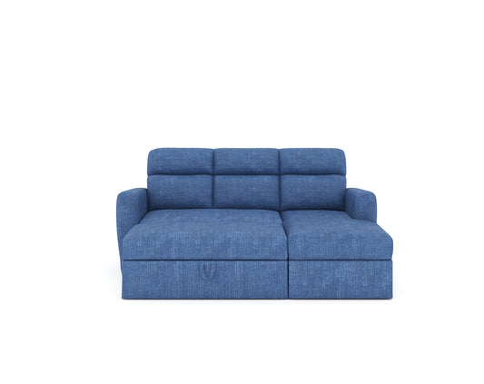 Daina 2 Seater Sectional Sofa cum Bed - RHS - Furnishka 