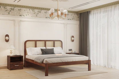 Amara Non Storage in Sheesham - Queen Size