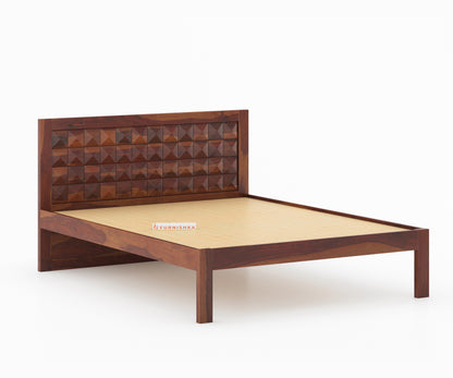 Nova Non Storage Bed in Sheesham - King Size - Furnishka 