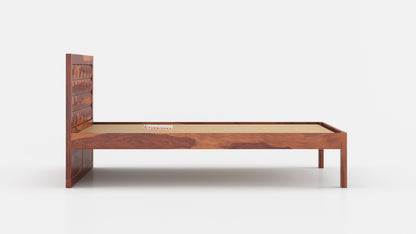 Nova Non Storage in Sheesham - Queen Size - Furnishka 