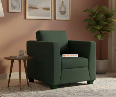 Oliver 1 Seater Sofa Pine Green