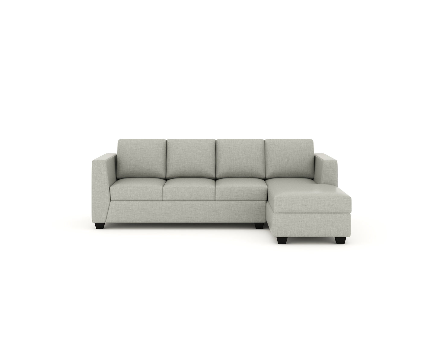 Oliver 3 Seater Sectional Sofa - RHS Light Beige - Furnishka 