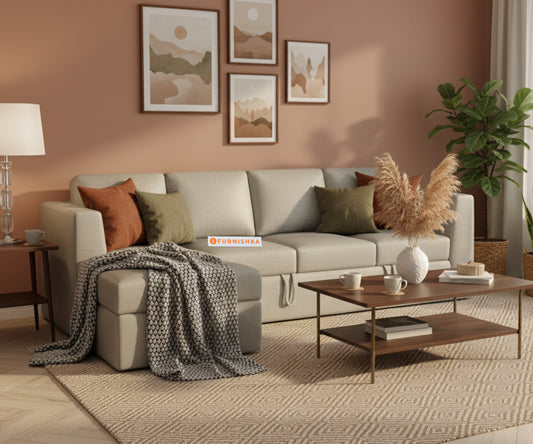 Oliver 3 Seater Sofa cum Bed - LHS