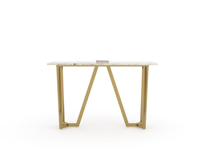 Olzaa Console Table with Australian Onyx Top - Furnishka 
