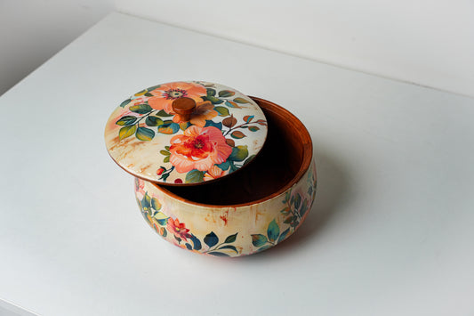 Pastel Flora Roti Box - Furnishka