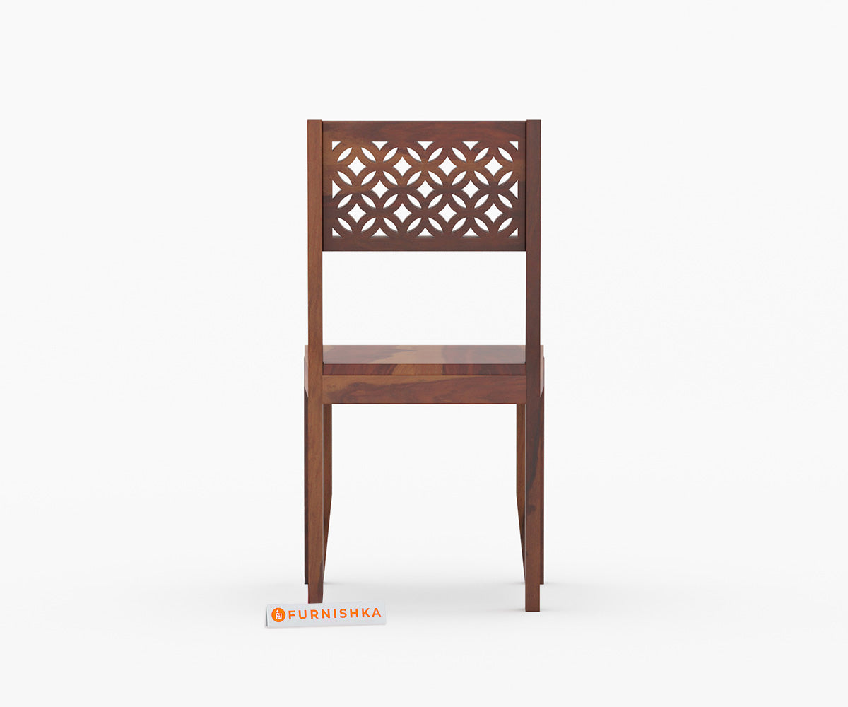 Pearl Sheesham Wood Dining Chair - Furnishka 