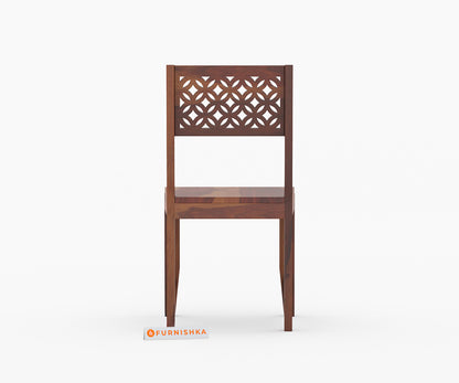 Pearl Sheesham Wood Dining Chair - Furnishka 