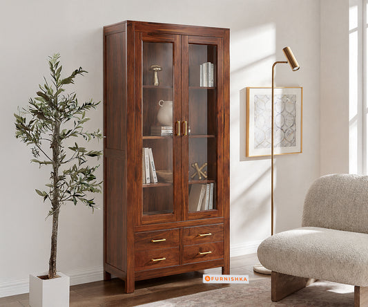 Portland Sheesham Wood Bookshelf