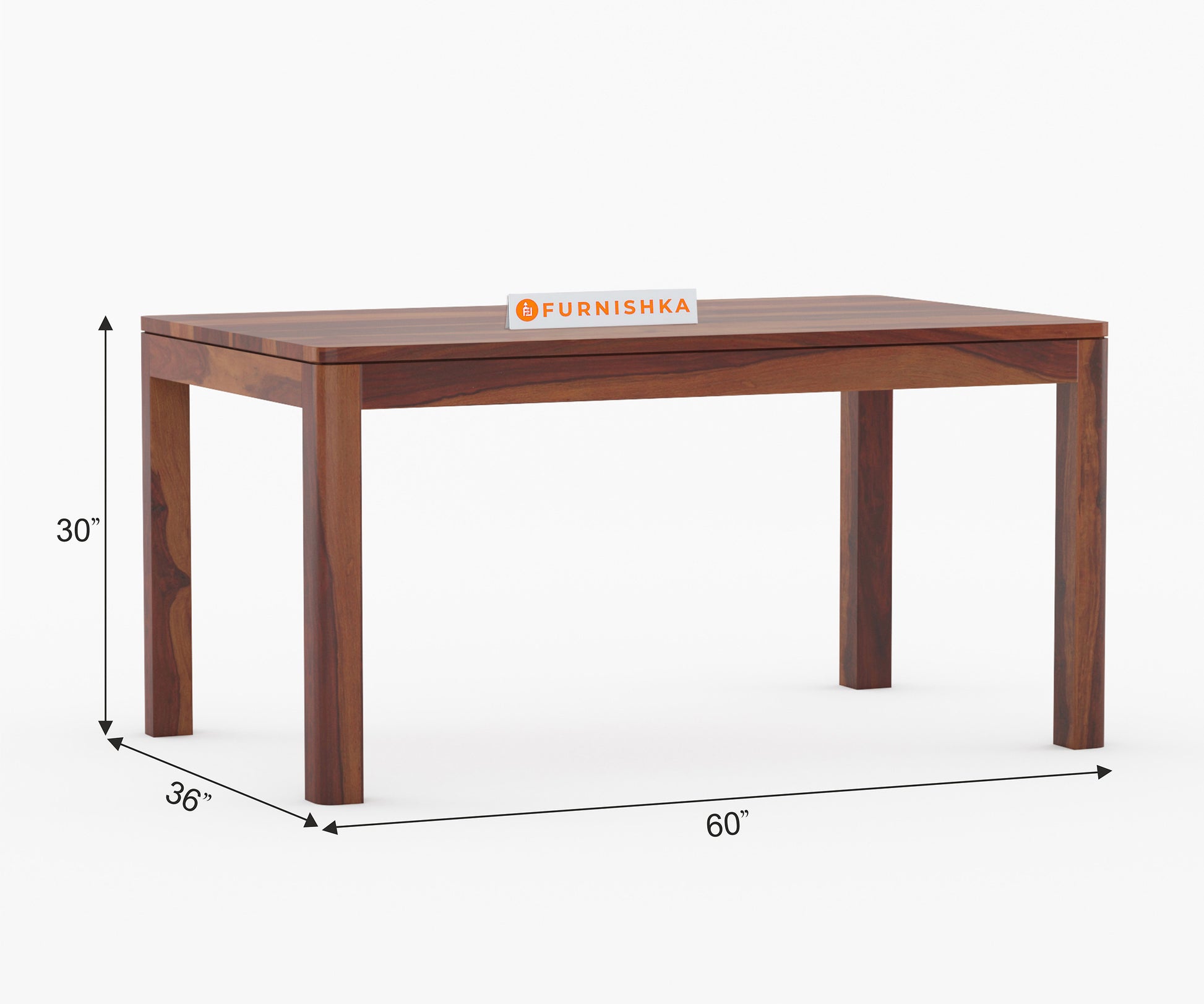 Raymond 6 Seater Dining set with Cushion Chairs - Furnishka 