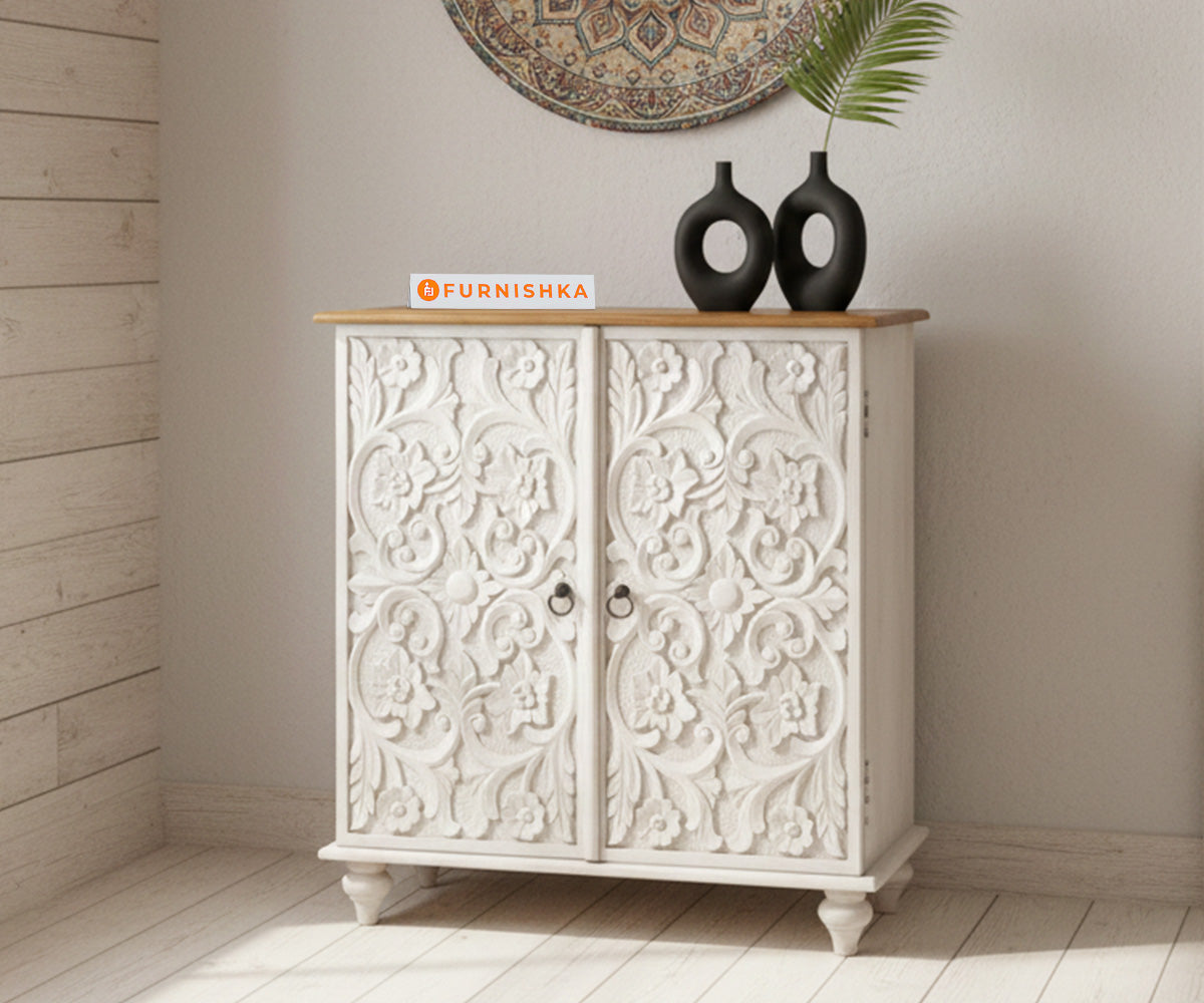 Regalia Two Door Cabinet Distressed - Furnishka 