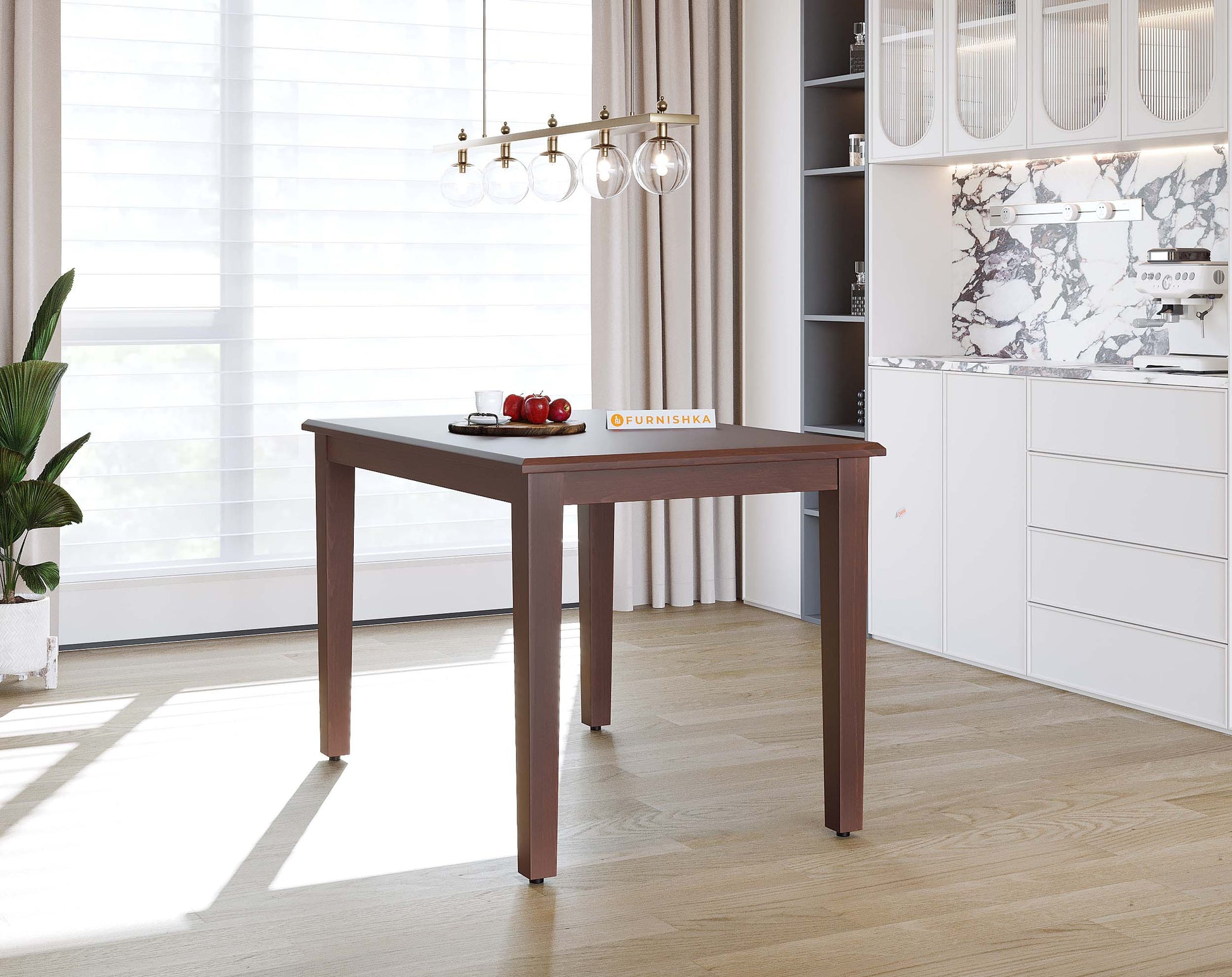 Rivo 4 Seater Dining Table - Furnishka 