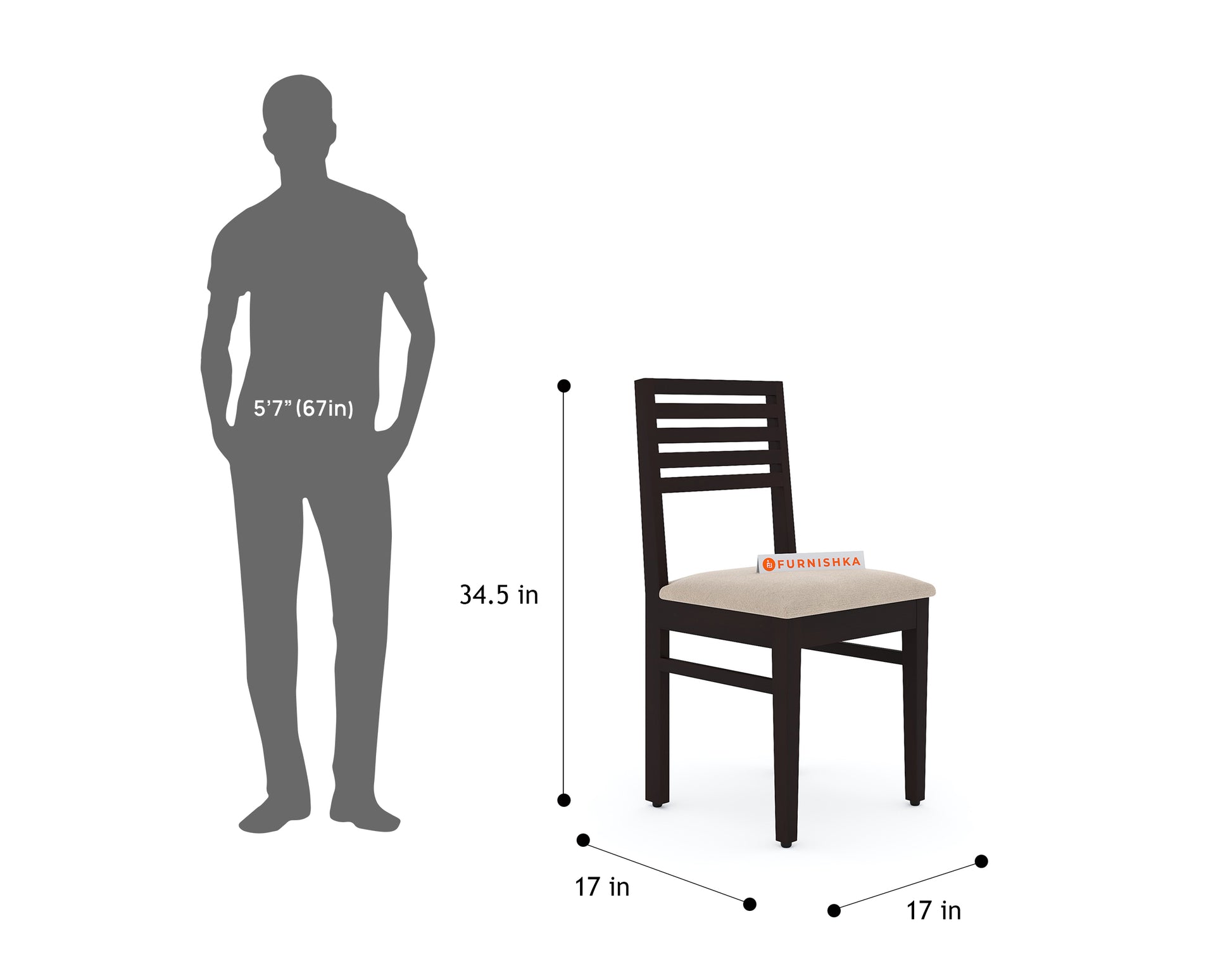 Rivo Solid Wood 4 Seater Dining Set with Dining Chair - Furnishka 