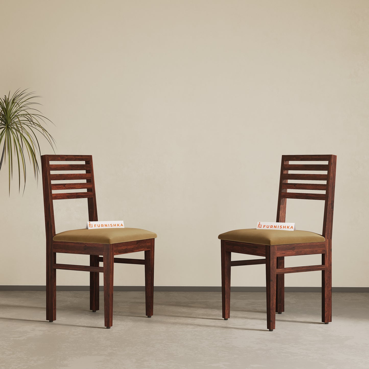 Rivo Solid Wood Dining Chair - Furnishka 