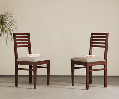 Rivo Solid Wood Dining Chair Light Beige