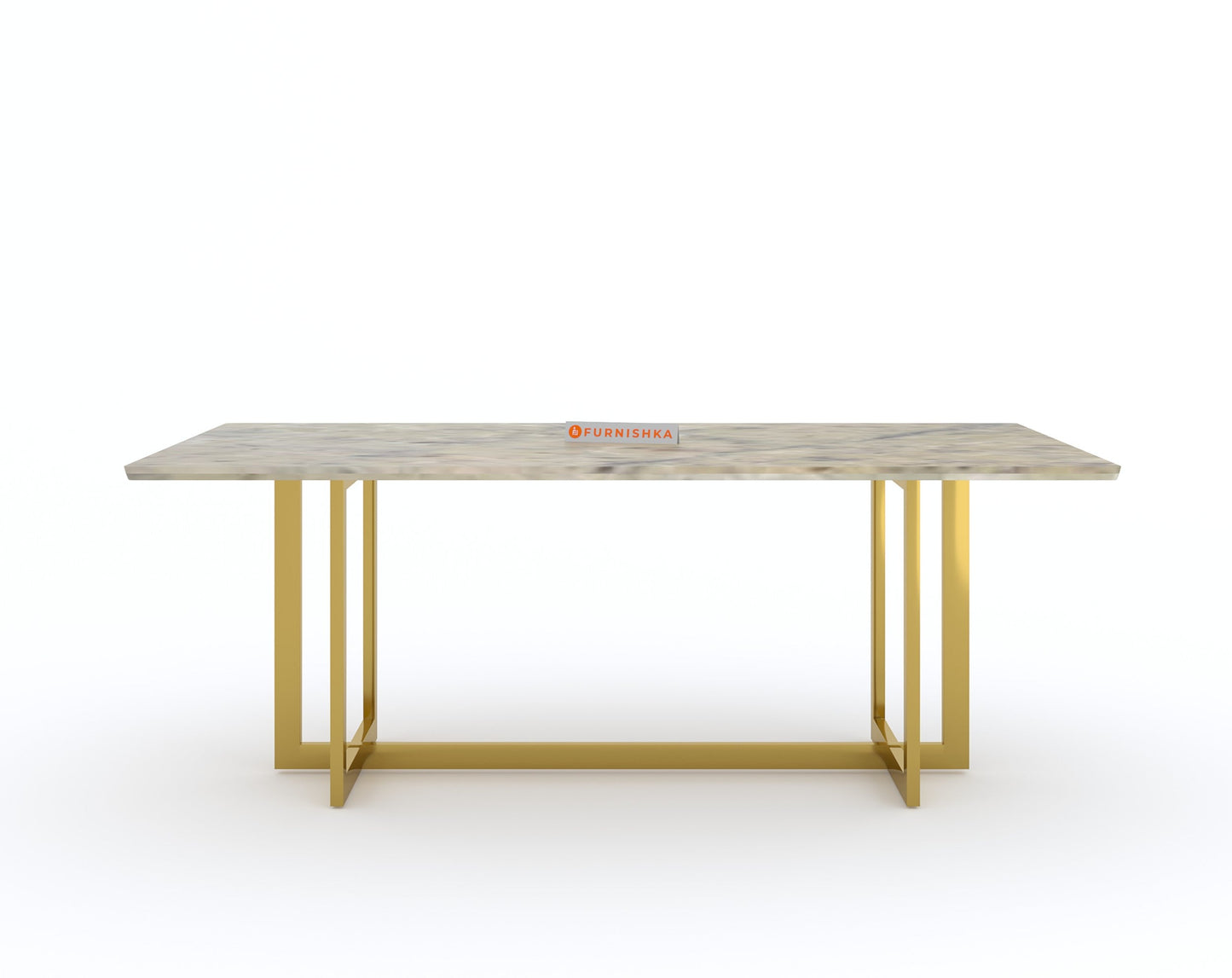 Rodano dining table with Australian Onyx Top - 6 Seater - Furnishka 