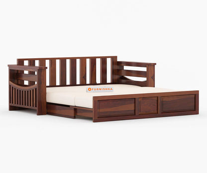 Sereta Sheesham Wood Sofa Cum Bed King size