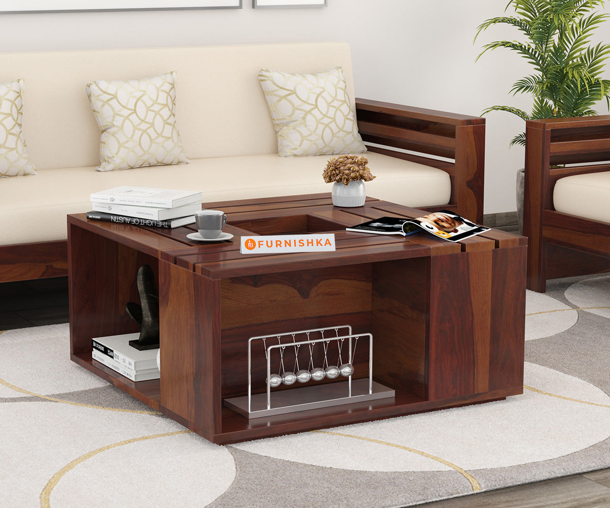 Sidney Sheesham Wood Coffee Table