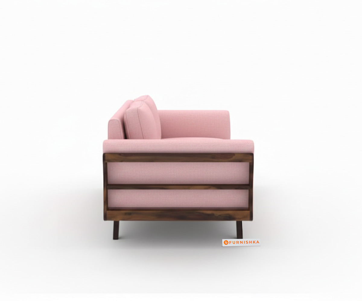 Sahara 3+2 Seater Sofa Set Flamingo Pink - Furnishka 