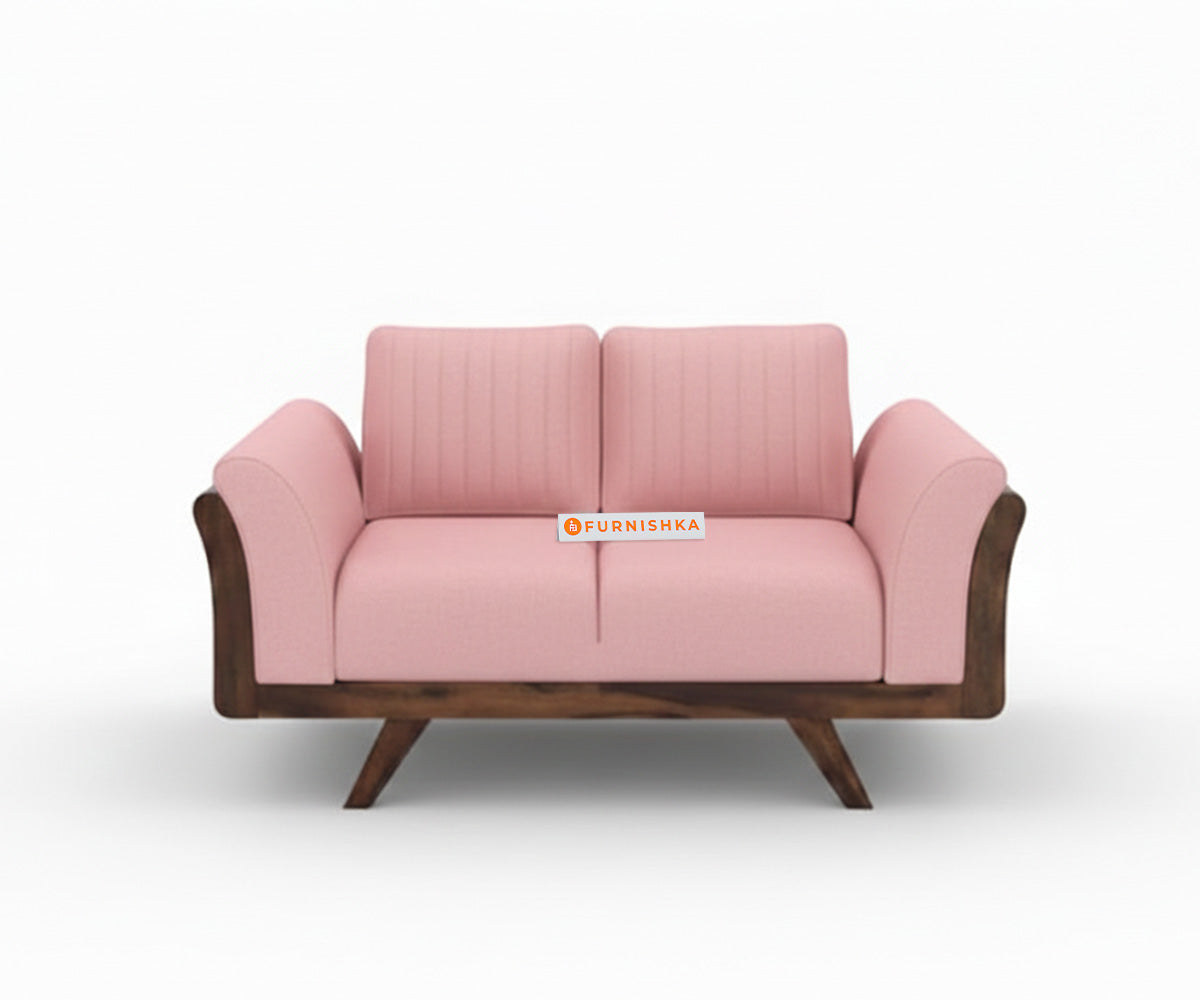 Sahara 3+2 Seater Sofa Set Flamingo Pink - Furnishka 