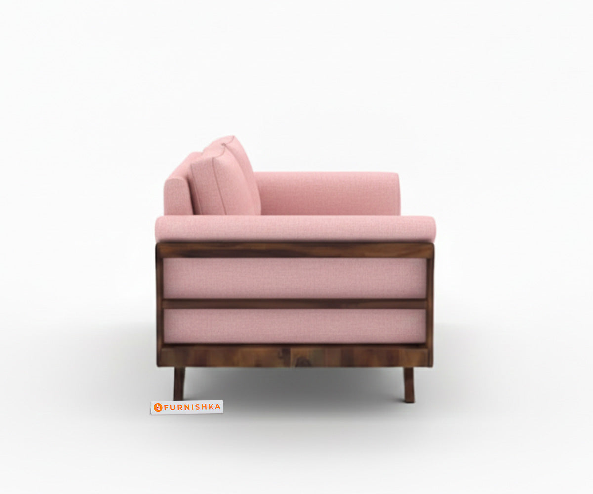 Sahara 3+2 Seater Sofa Set Flamingo Pink - Furnishka 