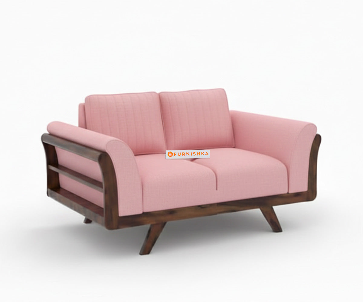 Sahara 3+2 Seater Sofa Set Flamingo Pink - Furnishka 