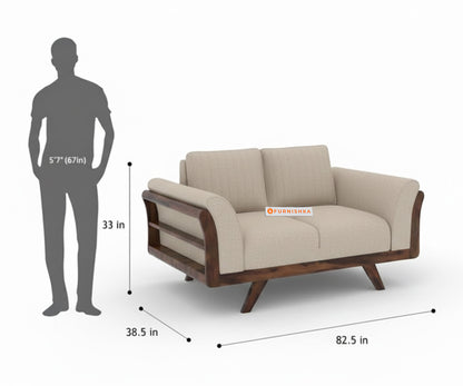 Sahara 3+2 Seater Sofa Set  Light Beige - Furnishka 