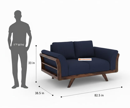 Sahara 3+2 Seater Sofa Set  Persian Blue - Furnishka 