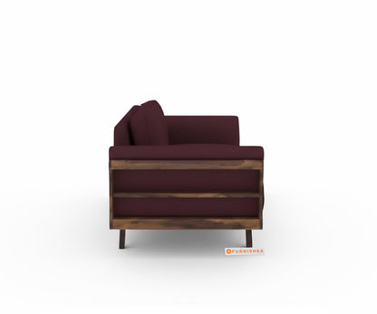 Sahara 3+2 Seater Sofa Set Red Wine - Furnishka 