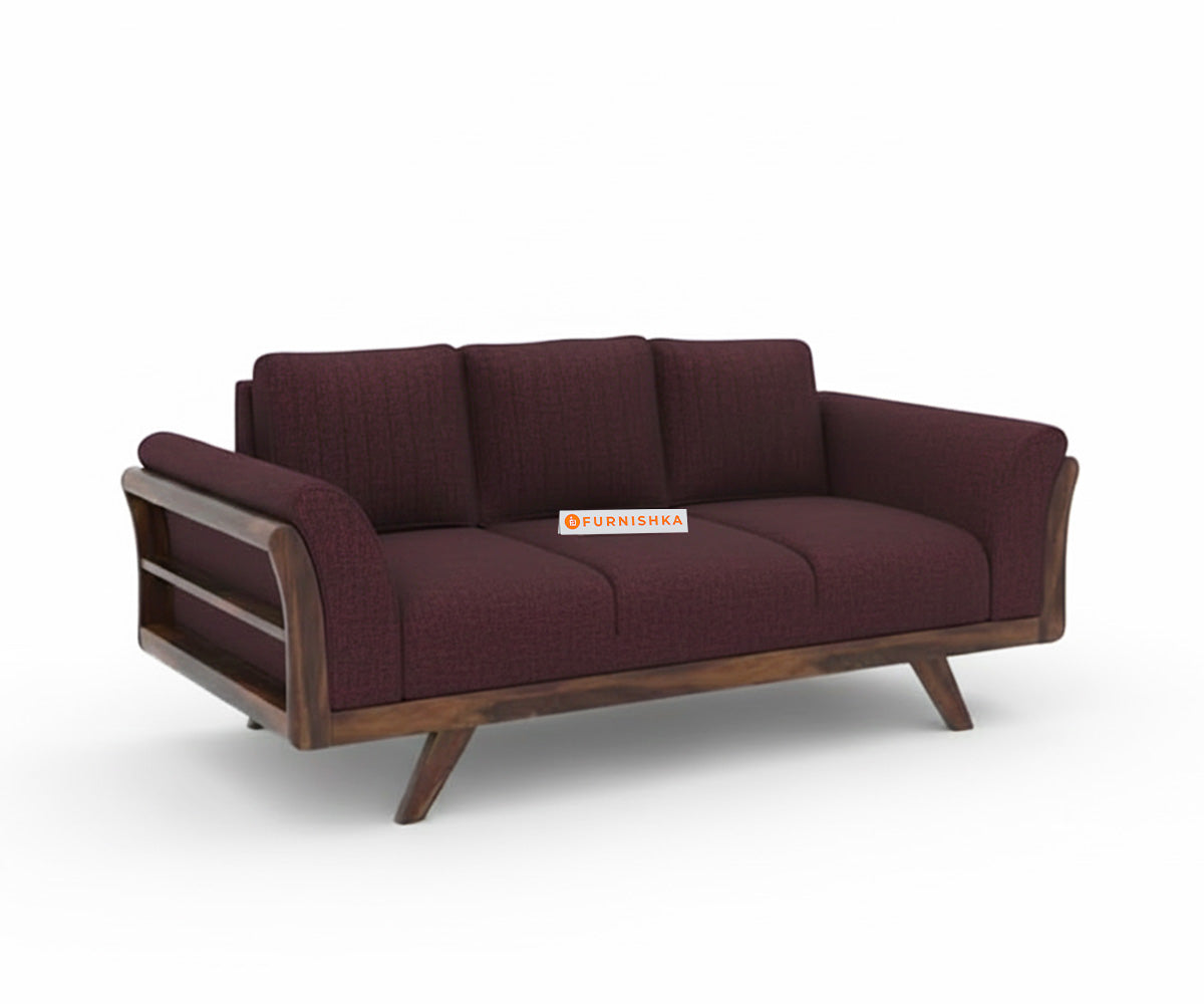 Sahara 3+2 Seater Sofa Set Red Wine - Furnishka 