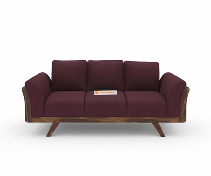 Sahara 3+2 Seater Sofa Set Red Wine - Furnishka 