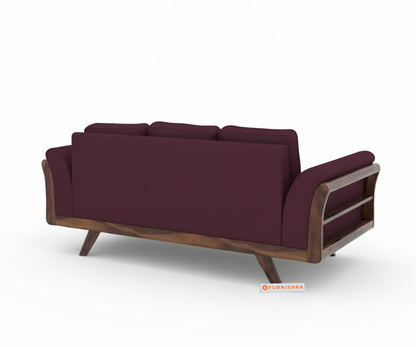 Sahara 3+2 Seater Sofa Set Red Wine - Furnishka 