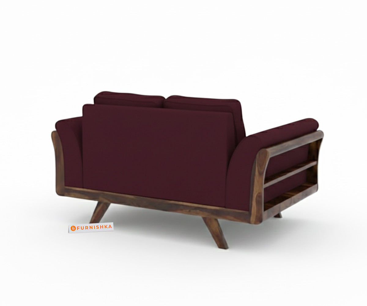 Sahara 3+2 Seater Sofa Set Red Wine - Furnishka 