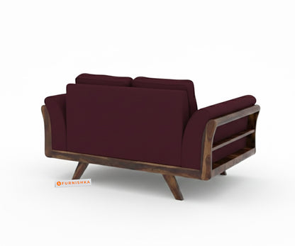 Sahara 3+2 Seater Sofa Set Red Wine - Furnishka 