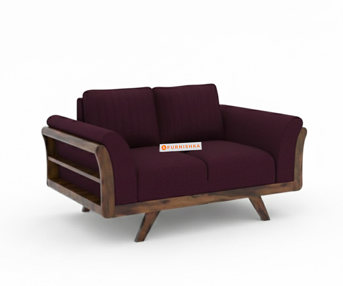 Sahara 3+2 Seater Sofa Set Red Wine - Furnishka 
