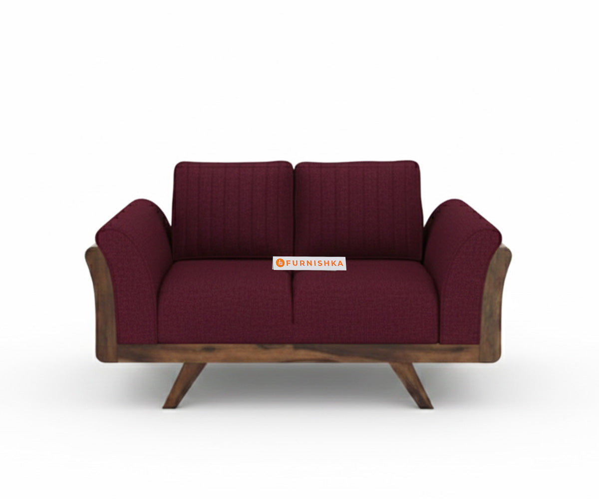 Sahara 3+2 Seater Sofa Set Red Wine - Furnishka 