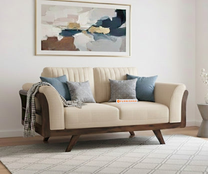 Sahara Sofa 2 Seater Light Beige - Furnishka 