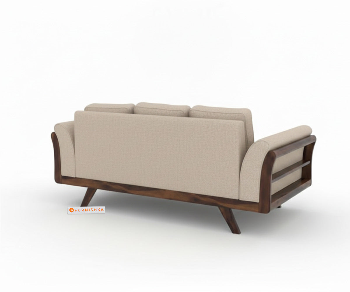 Sahara Sofa 3 Seater Light Beige - Furnishka 