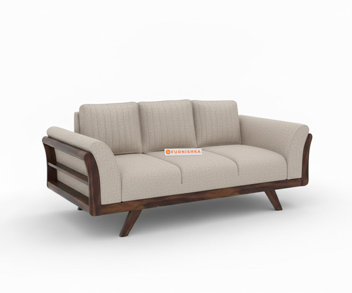 Sahara Sofa 3 Seater Light Beige - Furnishka 