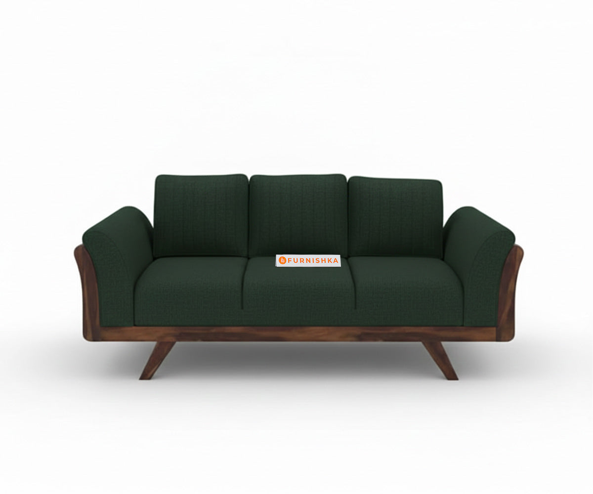 Sahara Sofa 3 Seater Pine Green - Furnishka 
