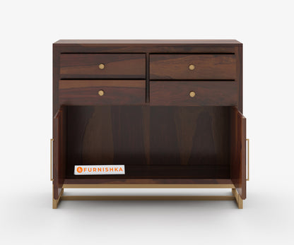 Scooby Sheesham Wood Chest of Drawer - Furnishka 