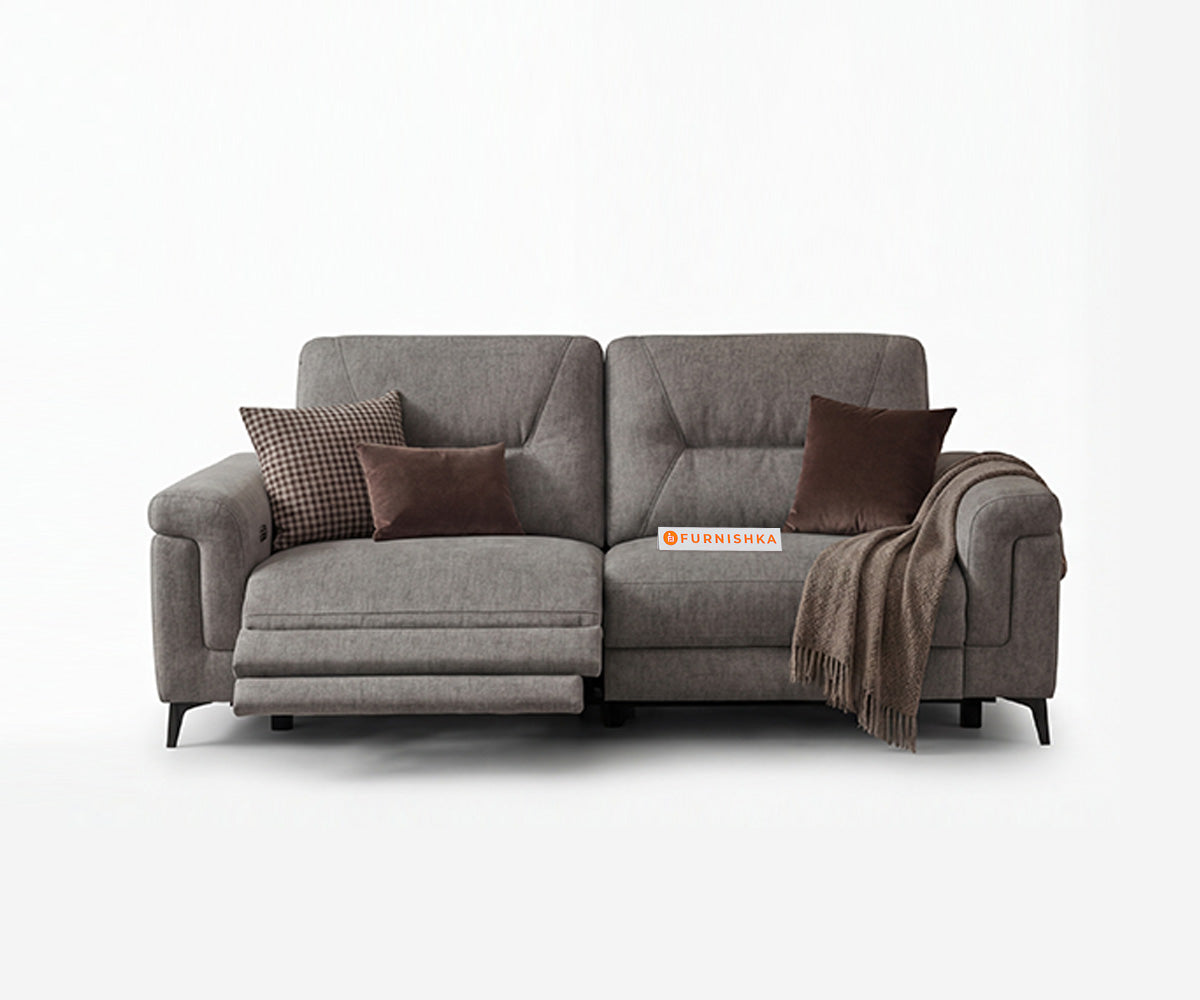 Scottsdale 3 Seater Electric Motorised Recliner in Light Grey - Furnishka
