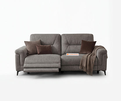 Scottsdale 3 Seater Electric Motorised Recliner in Light Grey - Furnishka