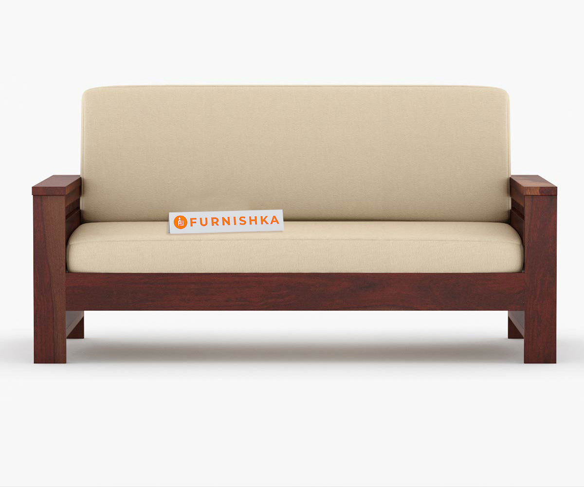 Sereta solid Sheesham Wood Sofa Set - Furnishka 