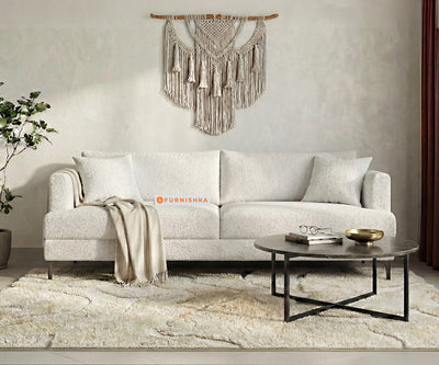 Solos 2 Seater Sofa With Anthology Fabric Light Beige