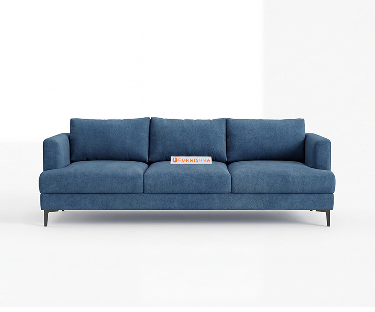Solos 3 Seater Fabric Sofa - Furnishka