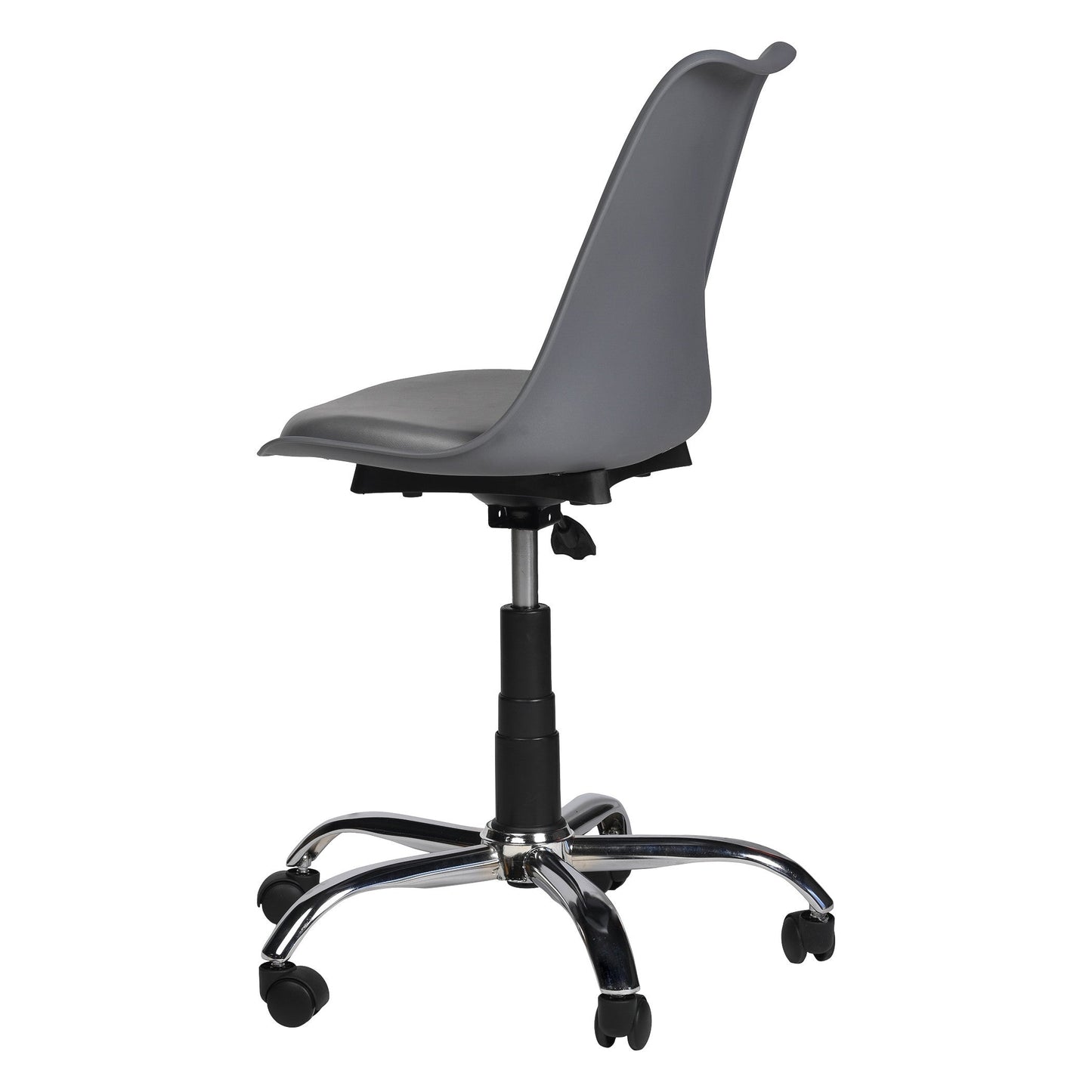 Spark Luxury Medium Back Office Chair In Grey Colour - Furnishka 