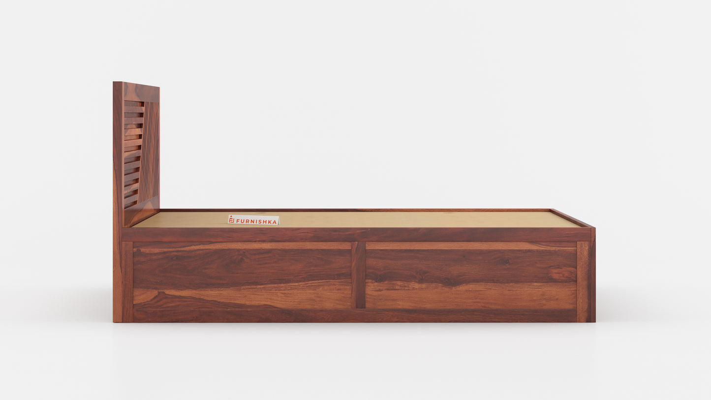 Stella Box Bed in Sheesham - King Size - Furnishka 