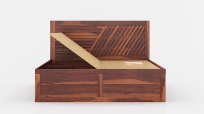 Stella Box Bed in Sheesham - King Size - Furnishka 